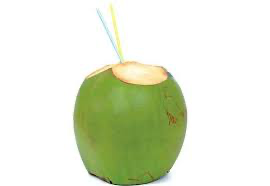 Água de côco no côco