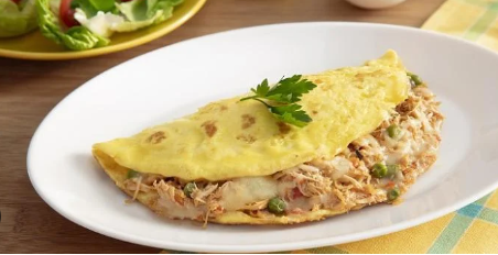 Omelete Com Frango